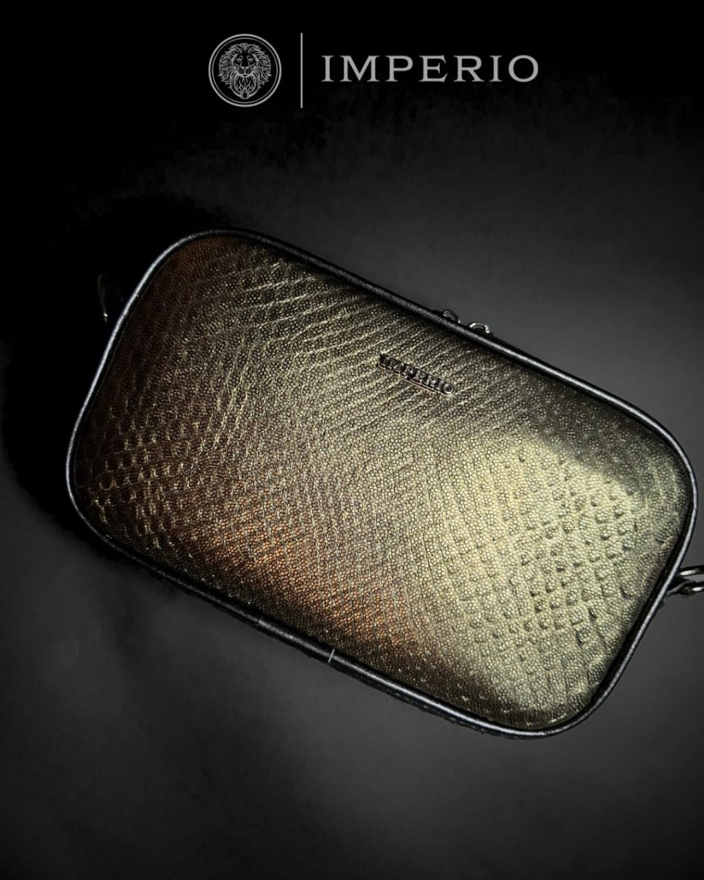 Crossbody Pitón Olive Green