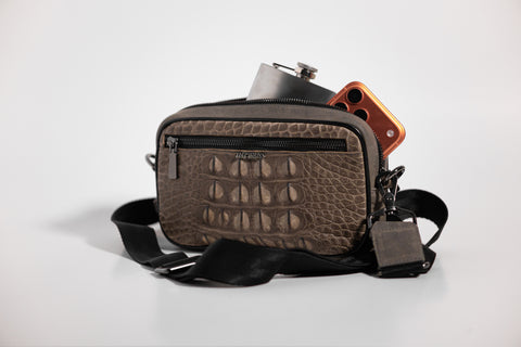 Crossbody Sand Croc