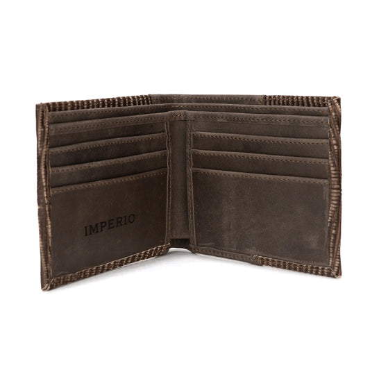 Billetera en piel genuina de lizard