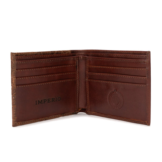 Billetera en piel genuina de alligator